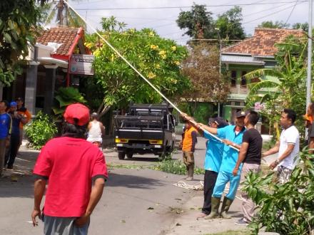 Rabas-rabas Dipimpin Langsung oleh Lurah Desa Segoroyoso